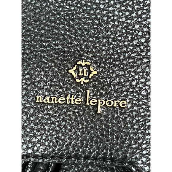 Nanette Lepore Black Pebbled Vegan Leather Backpack main image 6